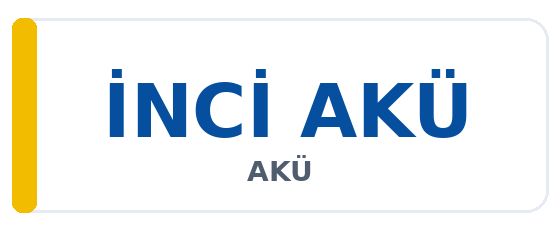 İNCİ AKÜ akü logo
